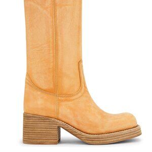 Jeffrey Campbell Reflect Boot in Natural Tan Stack